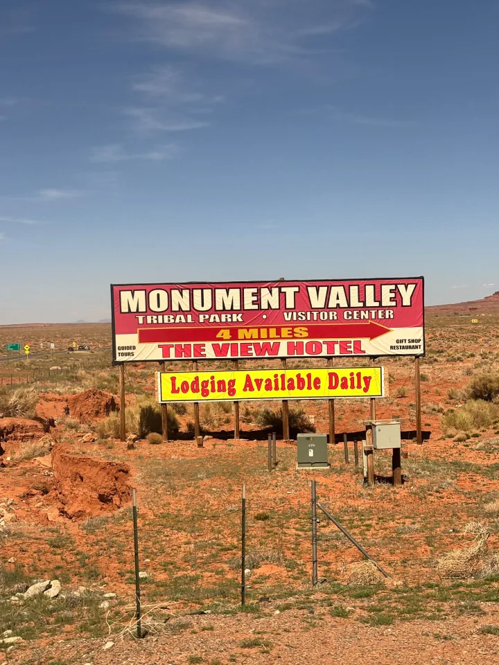 Forrest Gump Point sur la US-163, vue mythique