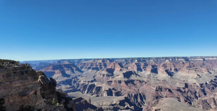 Hermit Road et ses points de vue à l'ouest du Grand Canyon South Rim