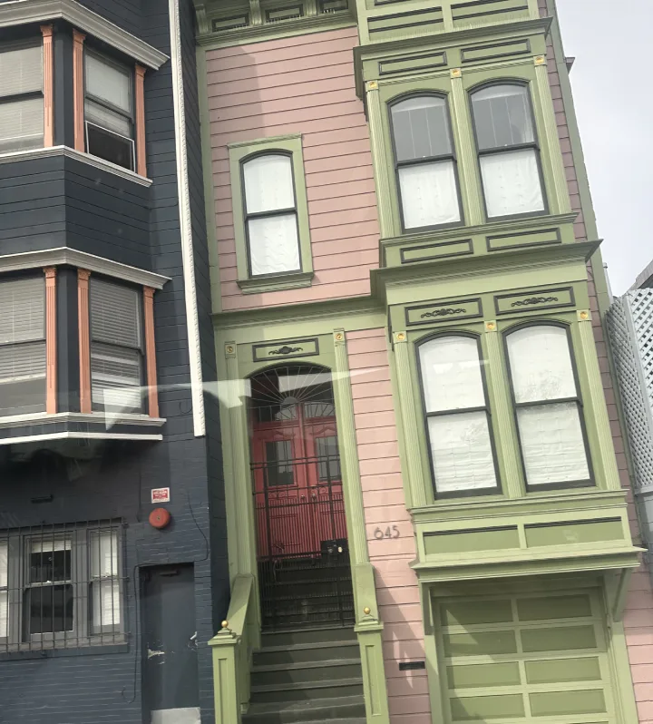 Painted Ladies, maisons victoriennes face à Alamo Square